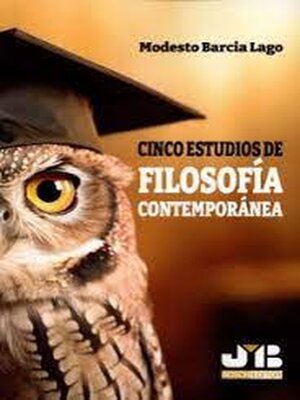 cover image of Cinco estudios de filosofía contemporánea